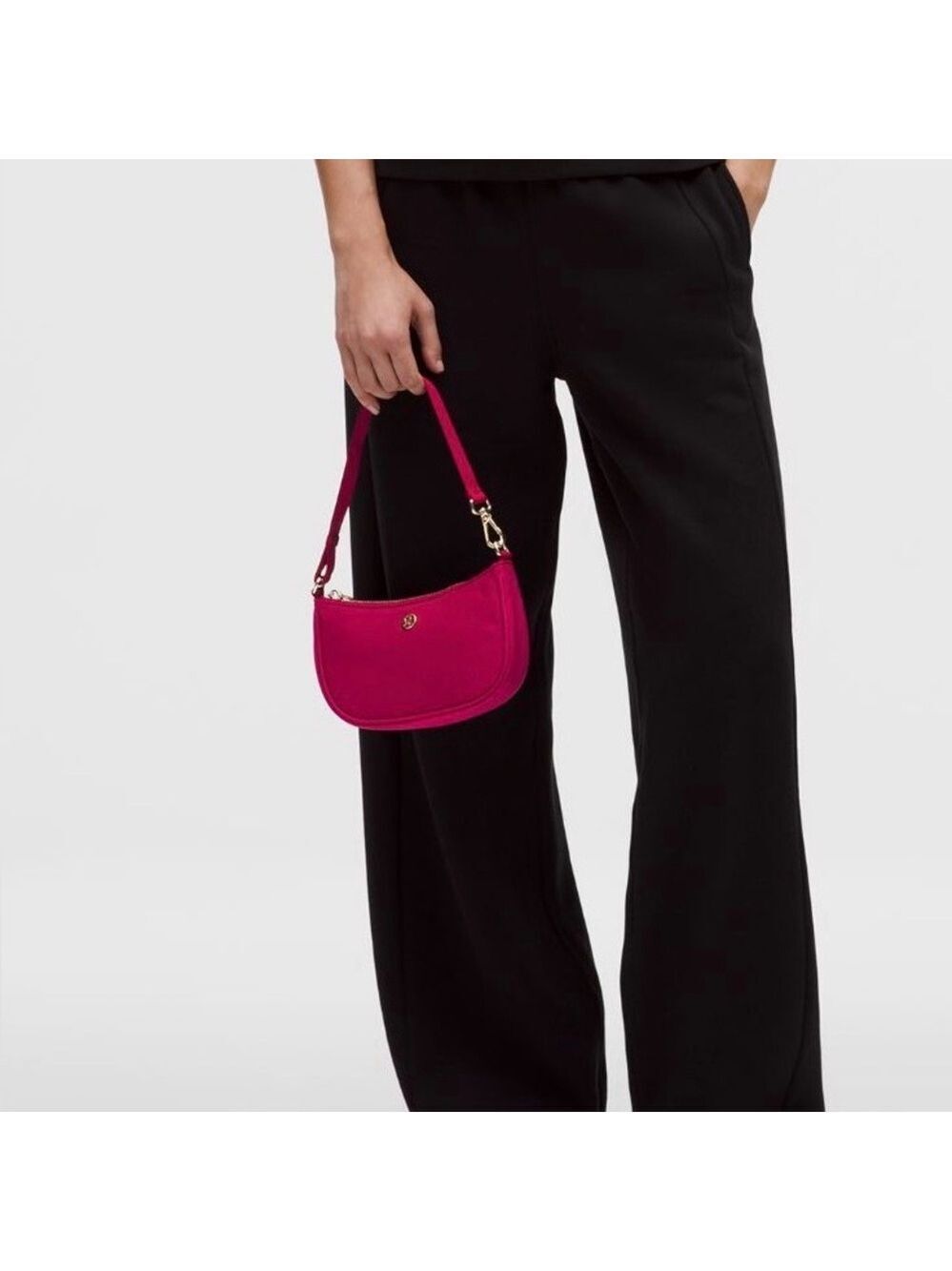 Lululemon-City Essentials Mini Shoulder Bag 1L-Berry Rumble-NWT - Picture 3 of 12